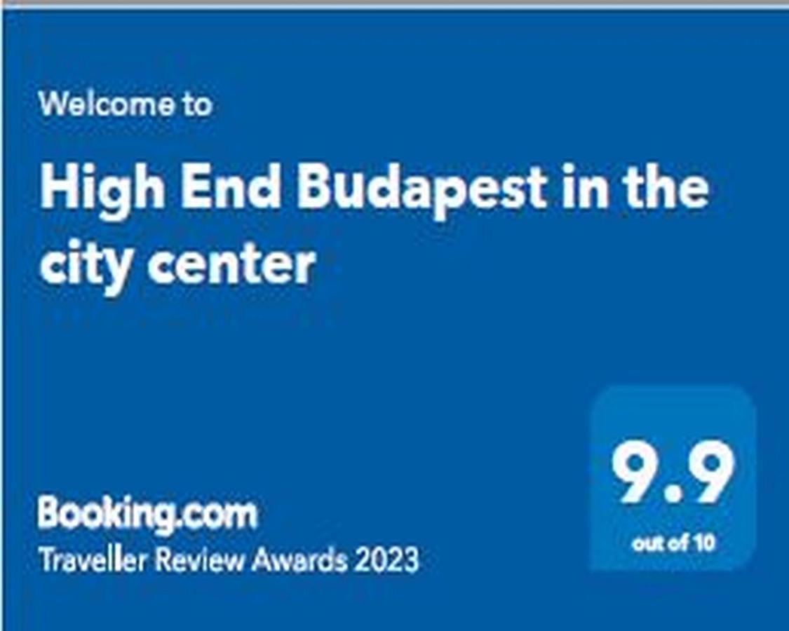High End Budapest In The City Center Exteriör bild